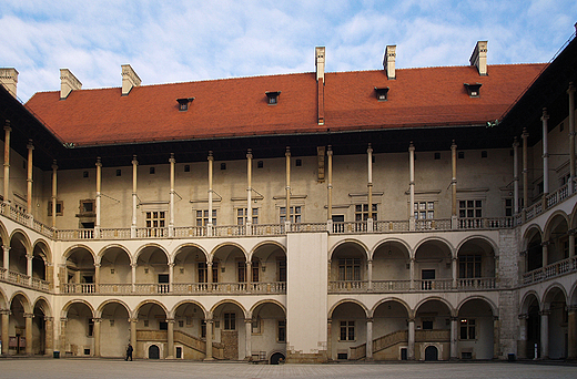 Wawel. Renesansowe arkady.