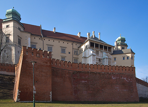 Wawel od strony ulicy Stradom.