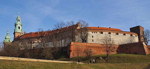 Wawel od strony Wisy.