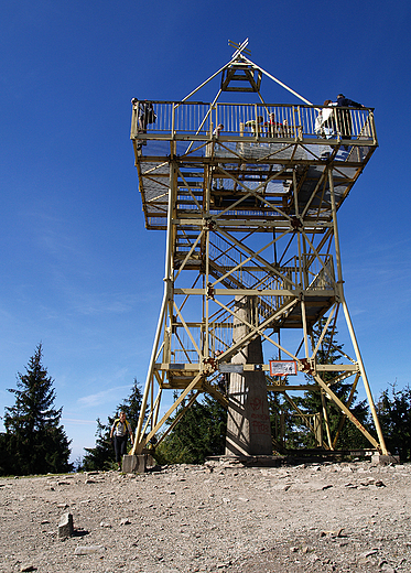 Wiea widokowa na Baraniej Grze-1220m. n.p.m.