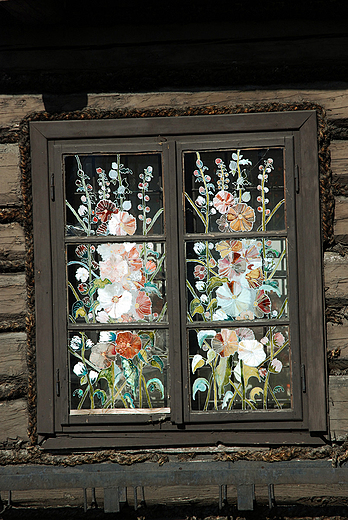 Malowane okna w Starej Karczmie - Jelenia