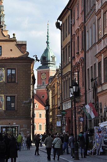 Stare Miasto, widok na zamek krlewski