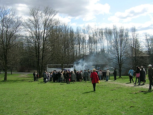 Wielkanoc w skansenie - palenie Judosza