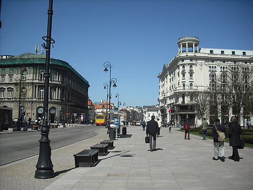 Warszawa. Spacerem po Krakowskim Przedmieciu.