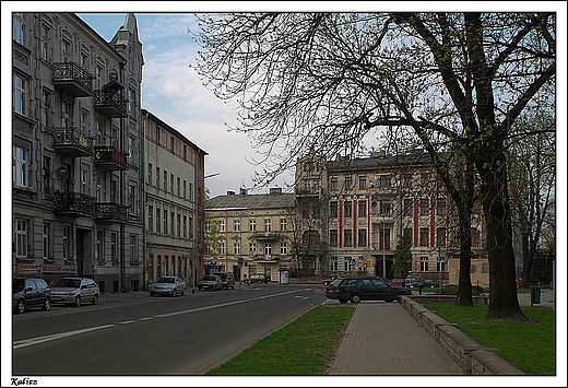 Kalisz - widok na ul. Kociuszki od strony ul. Kopernika