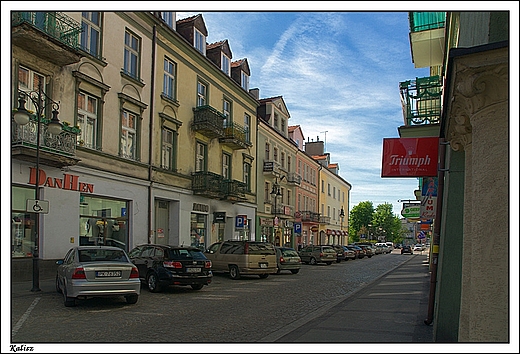 Kalisz - ul. Zota widziana od strony rynku