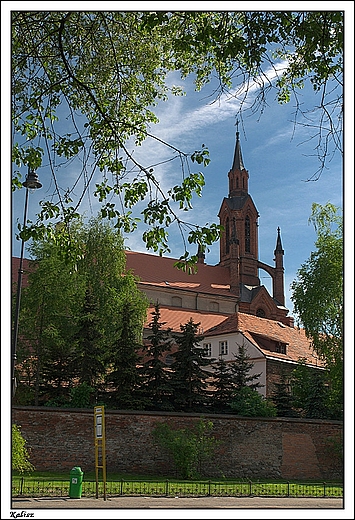 Kalisz - Katedra widziana od strony ul. Babina