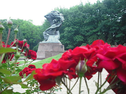 Warszawa. azienki o poranku.