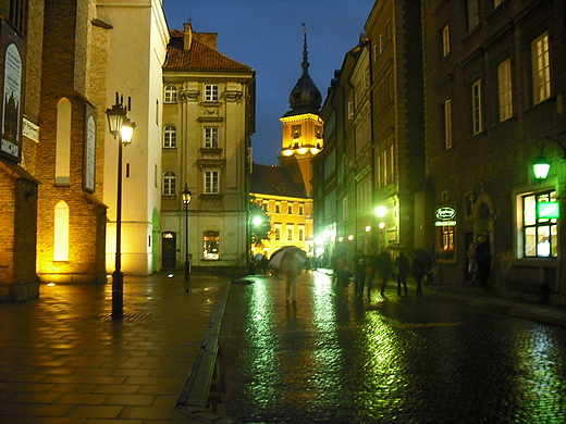 Warszawa. Deszczowa Starwka.