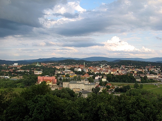 panorama z wiey widokowej na Wzgrzu Krzywoustego