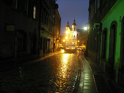 Warszawa. Deszczowa Starwka.