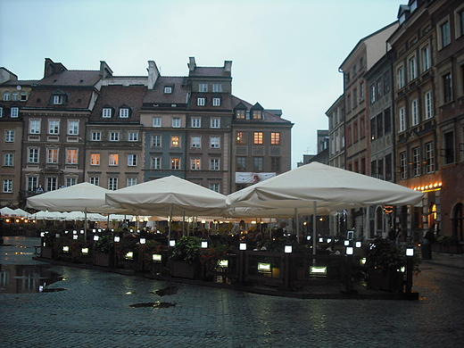 Warszawa. Deszczowa Starwka.