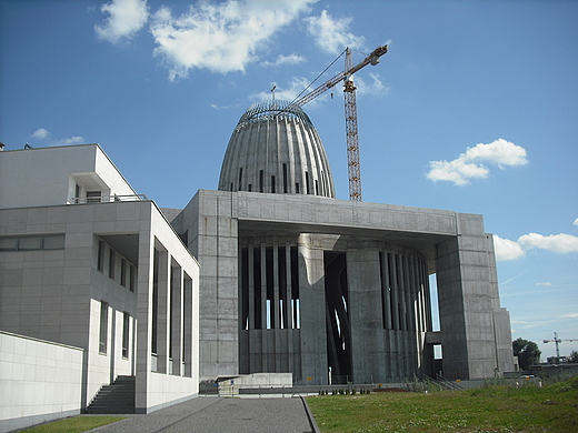 Warszawa. witynia Opatrznoci Boej w budowie.