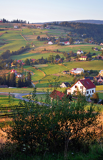 Beskid lski w okolicach Koczego Zamku.