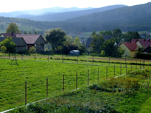 Widok z Bystrej k Jordanowa