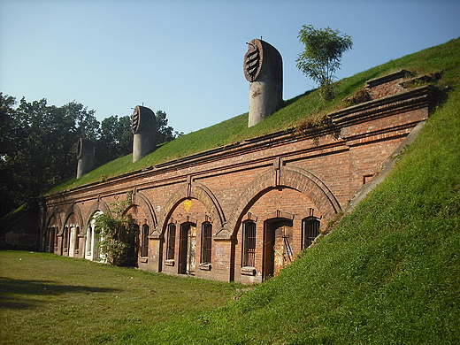 Warszawa. Fort Bema. Jedna z prochowni.