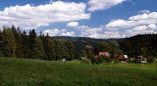 Polana Stecwka w Beskidzie lskim.