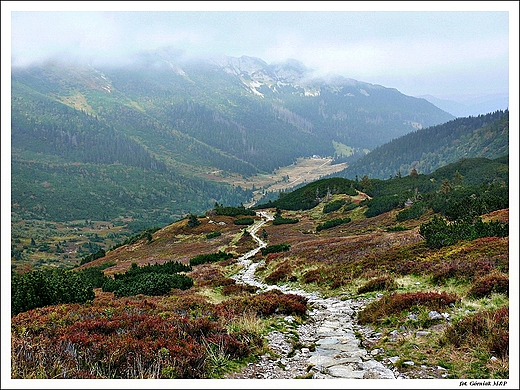 Tatry - widok ze szlaku na Kop Kondrack.