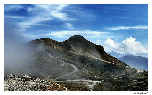 Tatry - widok ze szlaku na Kop Kondrack.