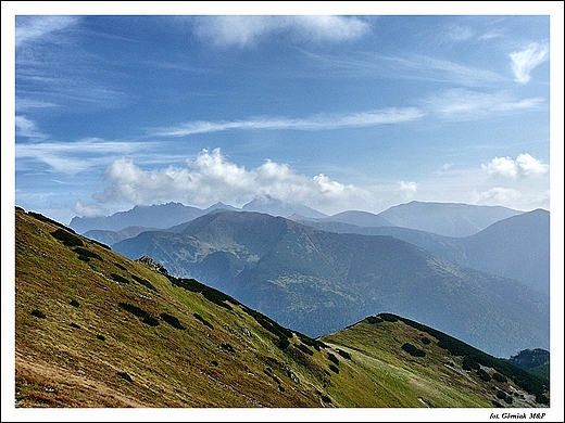 Tatry - widok ze szlaku na Kop Kondrack.