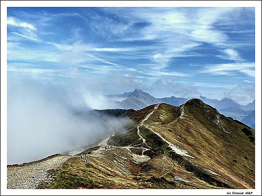 Tatry - widok ze szlaku na Kop Kondrack.