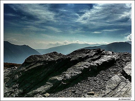 Tatry - widok ze szlaku na Kop Kondrack.