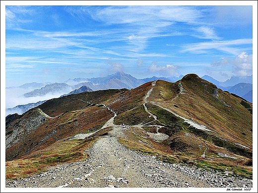 Tatry - widok ze szlaku na Kop Kondrack.