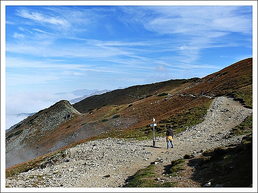 Tatry - widok ze szlaku na Kop Kondrack.