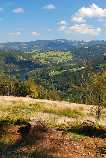 Beskid lski ogldany z Pasma Kubalonki.