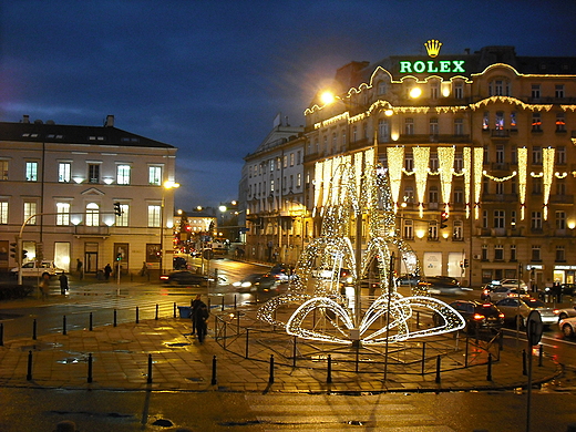 Warszawa. Plac Trzech Krzyy.