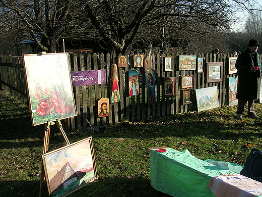 Malarstwo - skansen w Chorzowie.