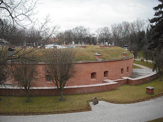 Warszawa. Fort Sokolnickiego na oliborzu.