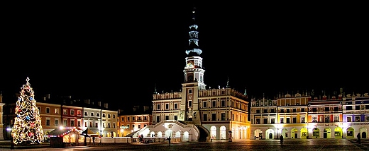 Ratusz i rynek na witecznie