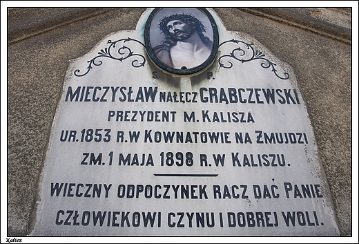 Kalisz - Cmentarz Katolicki na Rogatce_grobowiec byego prezydenta miasta