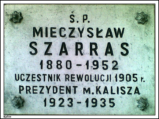 Kalisz - Cmentarz Katolicki na Rogatce_grobowiec byego prezydenta miasta