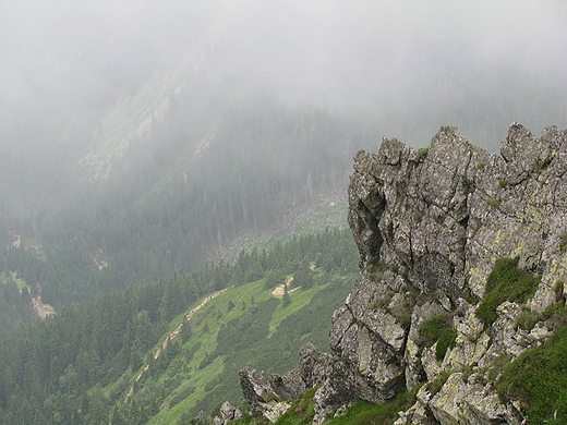 widok na czesk strone nieka