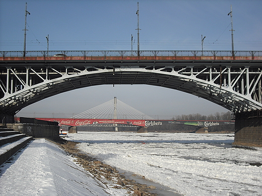 Warszawa. Most Poniatowskiego, rednicowy i witokrzyski.