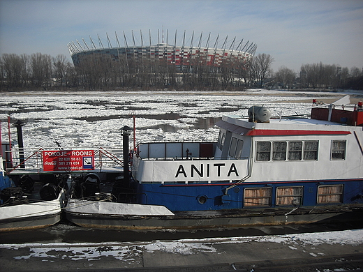 Warszawa. W zimie nad Wis.