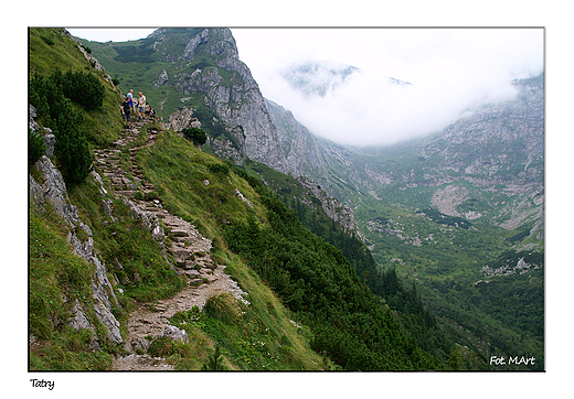 Tatry - w drodze na Giewont