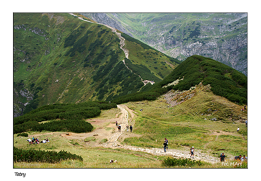 Tatry - w drodze na Giewont