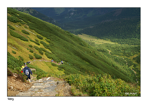 Tatry - w drodze na Giewont