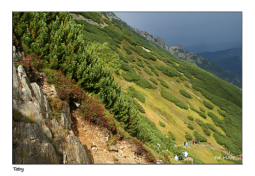 Tatry - w drodze na Giewont