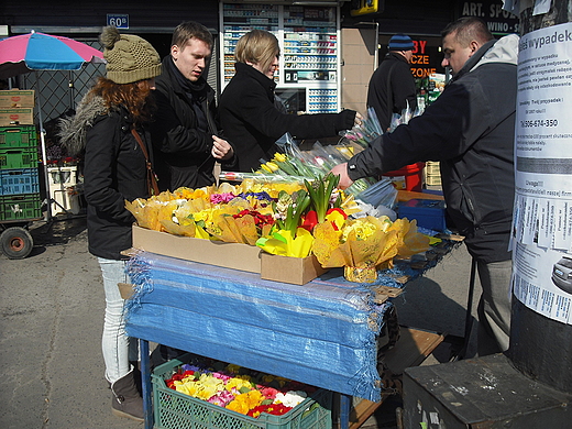 Warszawa. Dzie Kobiet 2012. Na Placu Zawiszy.