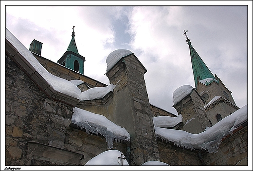 Zakopane - Koci Parafialny Najwitszej Rodziny z 1896 r.