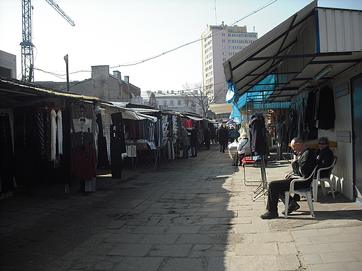 Warszawa. Bazar Ryckiego. Najstarszy bazar Warszawy. Zabytek starej Pragi.