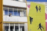 Murale na Zaspie - przy ulicy Skaryskiego