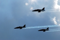 Zesp Midnnight Hawks podchodzi do ldowania. Air Show 2009