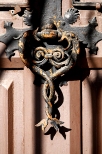Chemno - koatka na drzwiach klasztoru